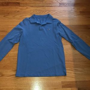 Vineyard Vines blue polo shirt